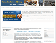 Tablet Screenshot of manhattanpersonalinjury.net